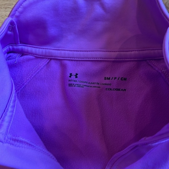 Like new champion purple 1/4 zip activewear jacket small - Picture 3 of 7
